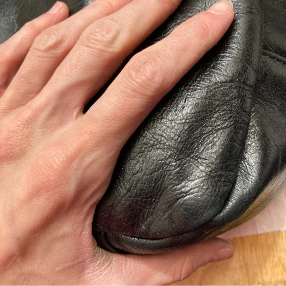 Tory Burch black leather shoulder bag